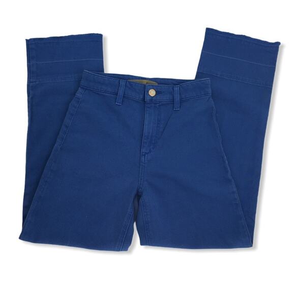 Joe’s Jeans The Jane Blue Cabana High Rise Crop Size 24 NWT - Picture 2 of 11